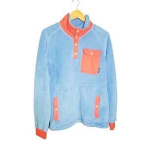 Cotopaxi Highloft Womens Fleece Pullover Snap Button Drawstring Waist Size L